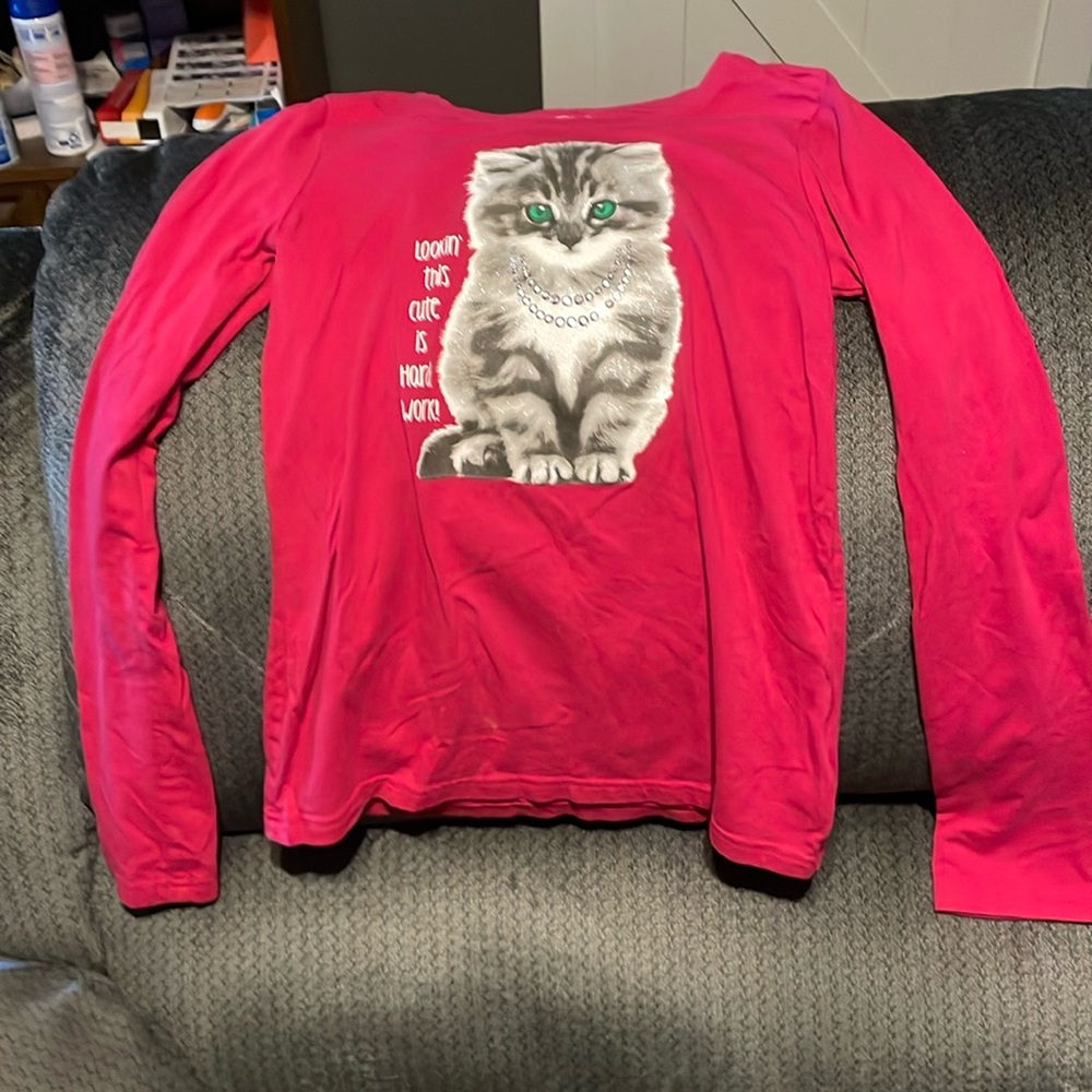 6 Girls long sleeve shirts group set selling all together